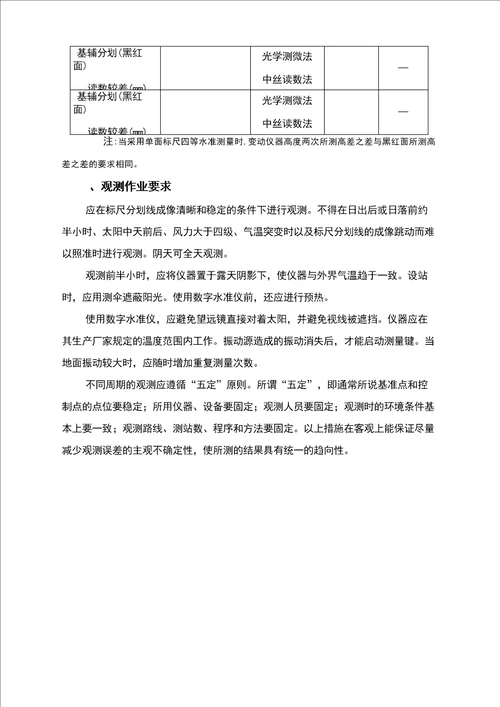 施工控制网的布设
