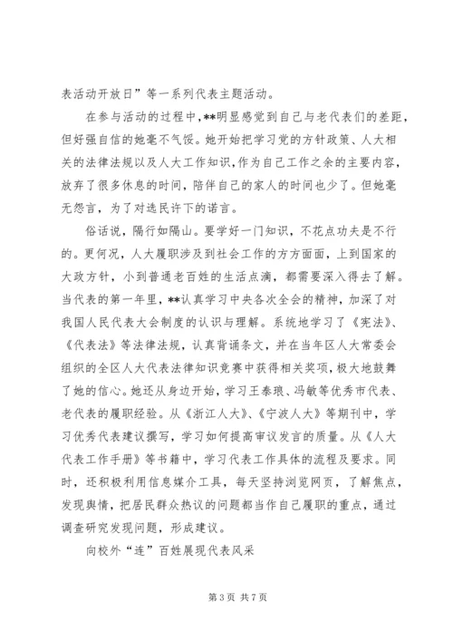 优秀人大代表事迹材料 (5).docx
