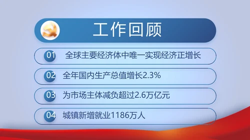 蓝色大气公务员法宣传动态PPT模板