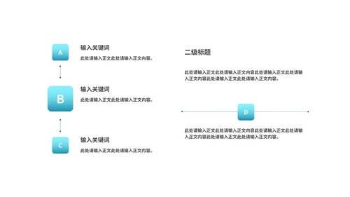 蓝色扁平风职场工作总结汇报PPT模板