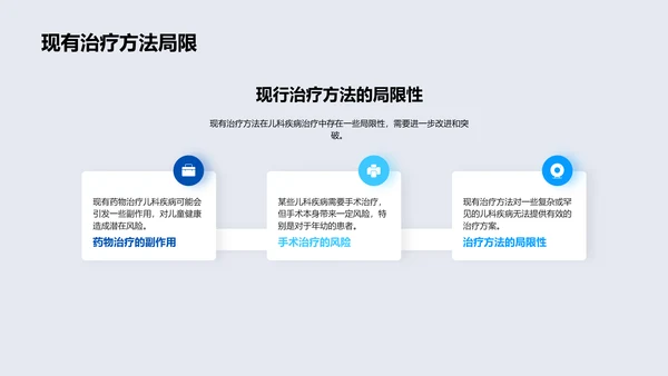 儿科疾病研究报告PPT模板