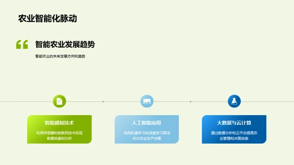 智能农业，绿色未来