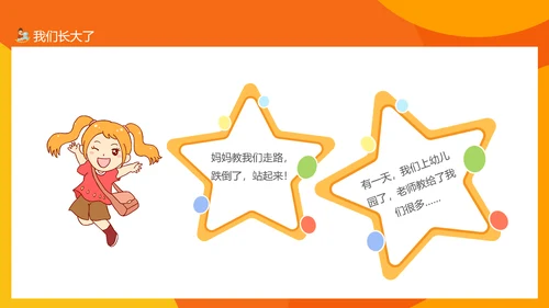 成长礼成长档案PPT模板