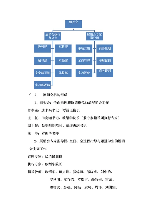 精选校园商品展销会总体方案