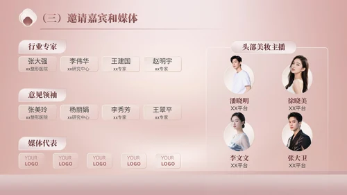 玫瑰金质感风美妆新品发布会策划