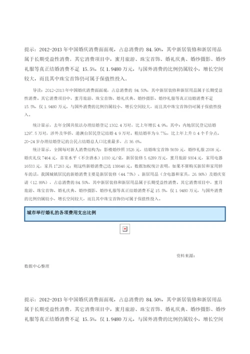 中国婚庆消费面面观.docx