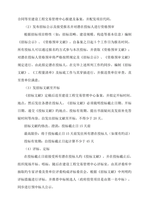 关键工程全新招标代理专题方案.docx