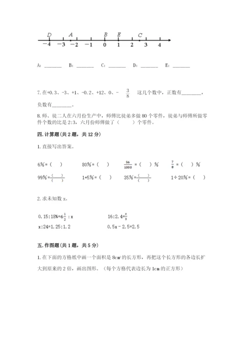 冀教版小学六年级下册数学期末综合素养测试卷【网校专用】.docx