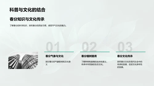 春分科普与文化研究PPT模板