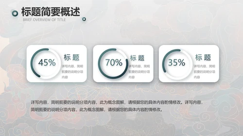 敦煌飞天国潮风工作总结动态PPT