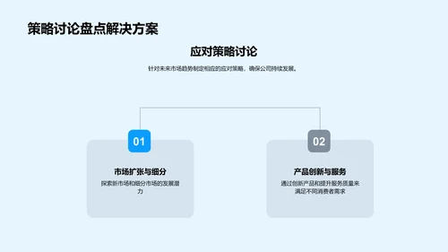 营销年度总结报告PPT模板