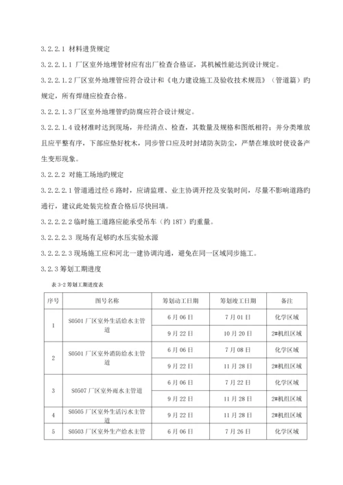 厂区室外地埋管道安装综合施工专题方案.docx