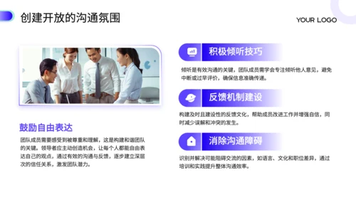 蓝色商务风高绩效团队建设培训PPT