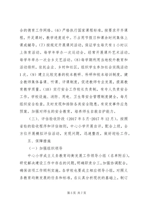 范兴集乡义务教育均衡发展工作实施方案.docx