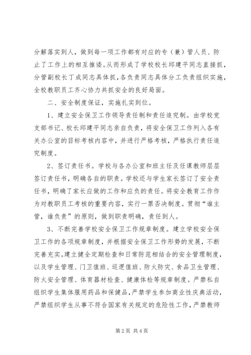 学校安全工作自查报告 (42).docx