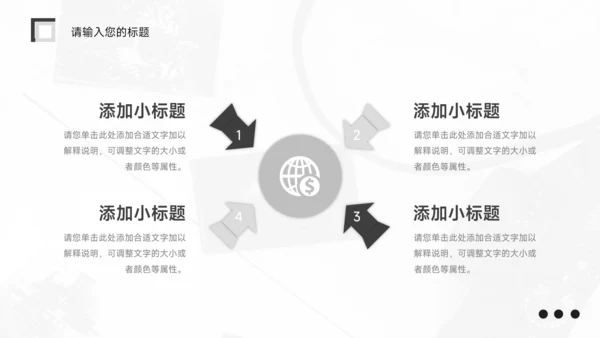 黑色图文杂志风物流管理培训PPT模板