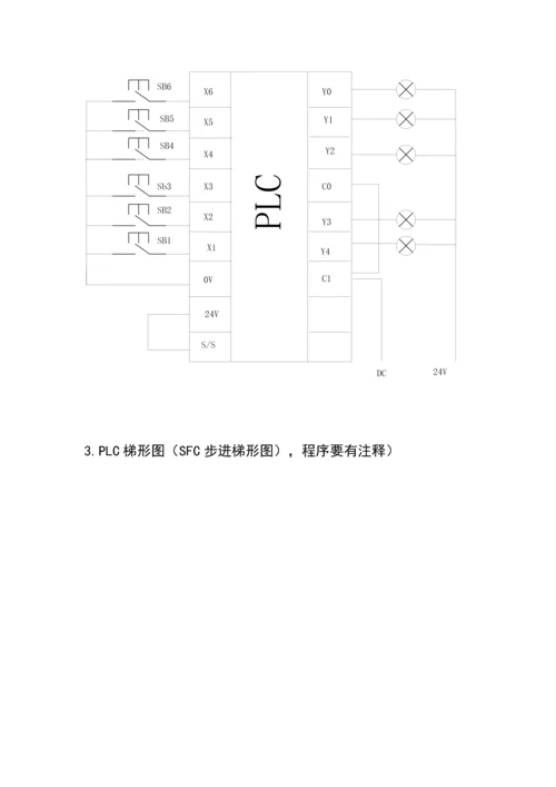 可编程逻辑PLC课程实训报告样本.docx