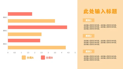 一键换色条形图样式合集PPT模板
