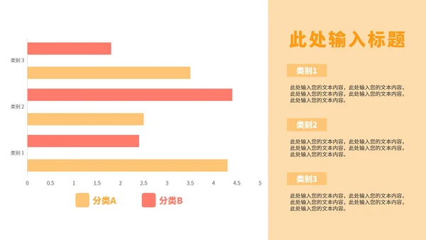 一键换色条形图样式合集PPT模板