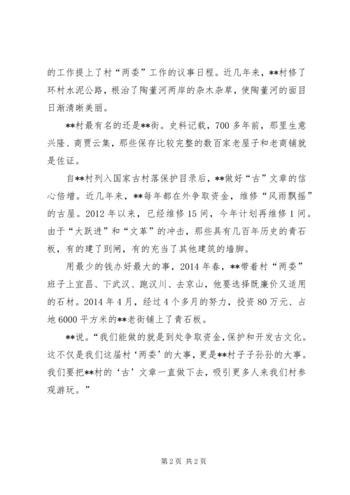 村党支部书记个人先进材料.docx