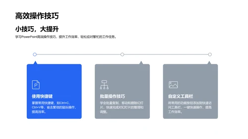 办公技巧培训PPT模板