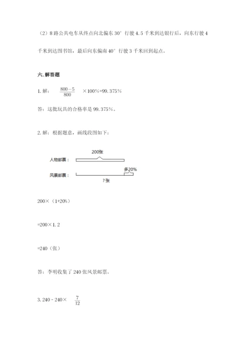 小学数学六年级上册期末考试试卷及参考答案【典型题】.docx