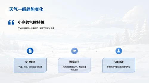小寒气象分析与预报