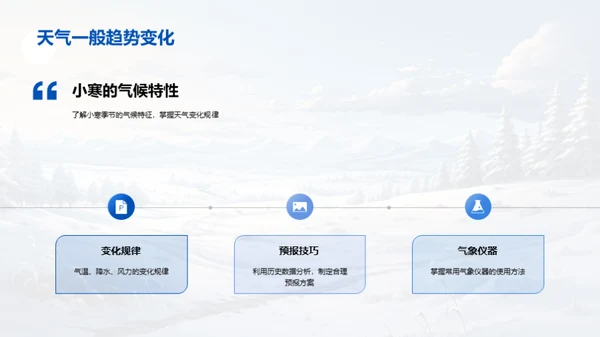 小寒气象分析与预报