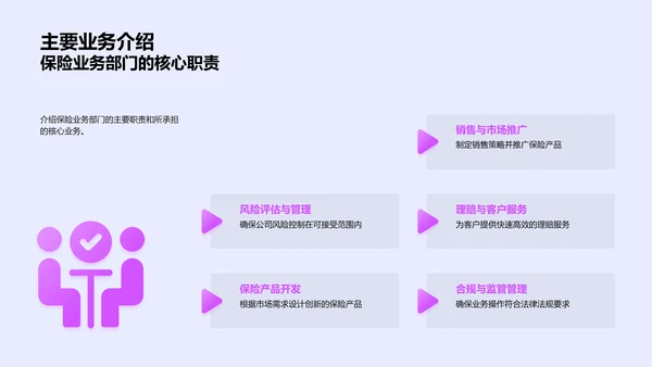保险部门年度总结PPT模板
