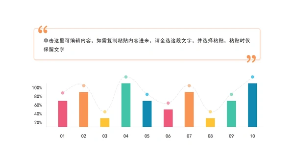 彩色商务图表PPT模板