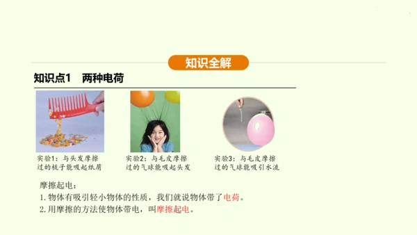 人教版初中物理 九年级全册 第十五章 电流和电路 15.1 两种电荷课件(31页ppt）