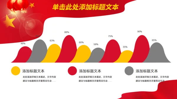 喜迎国庆主题班会通用PPT模板