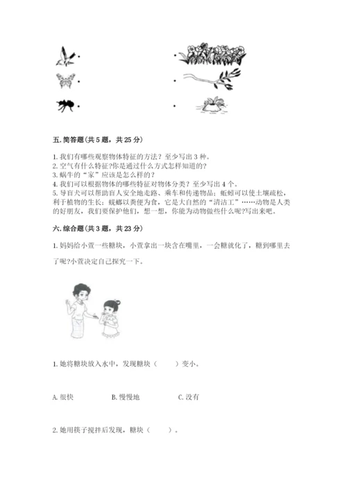 教科版一年级下册科学期末测试卷含完整答案【历年真题】.docx