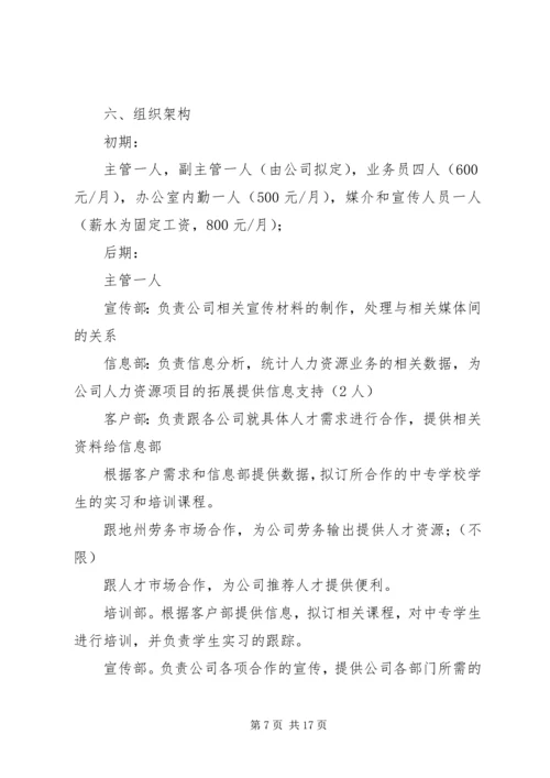 人力资源规划书.docx