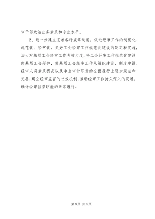 县总工会经审工作情况调研报告.docx