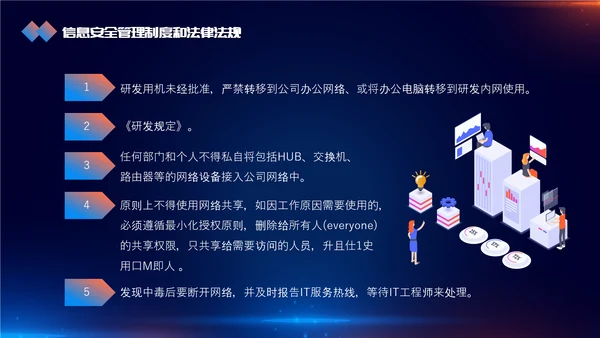 网络信息安全互联网PPT模板