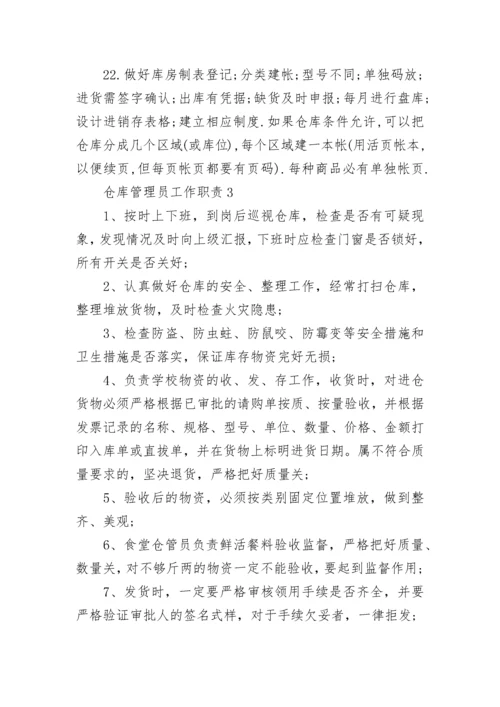 2023年成品仓仓库管理员工作职责范文.docx