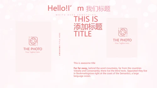 粉色唯美美容护肤面膜动态PPT