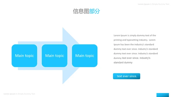 抽象创意蓝色简洁风公司简介商务PPT模板