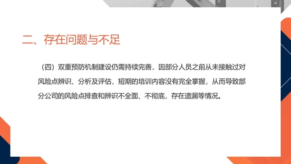 橙色几何风科技年度安全工作总结PPT模板