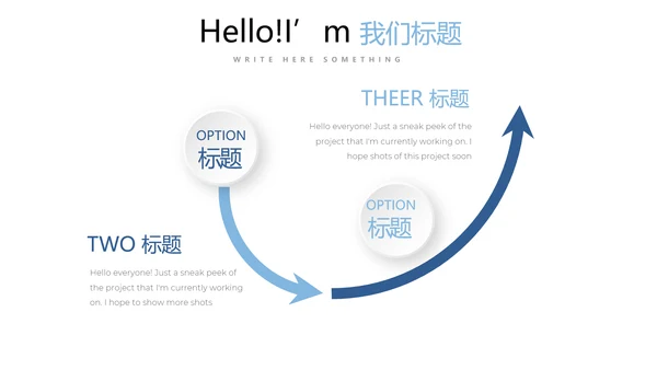 蓝色简约时尚医疗报告动态PPT