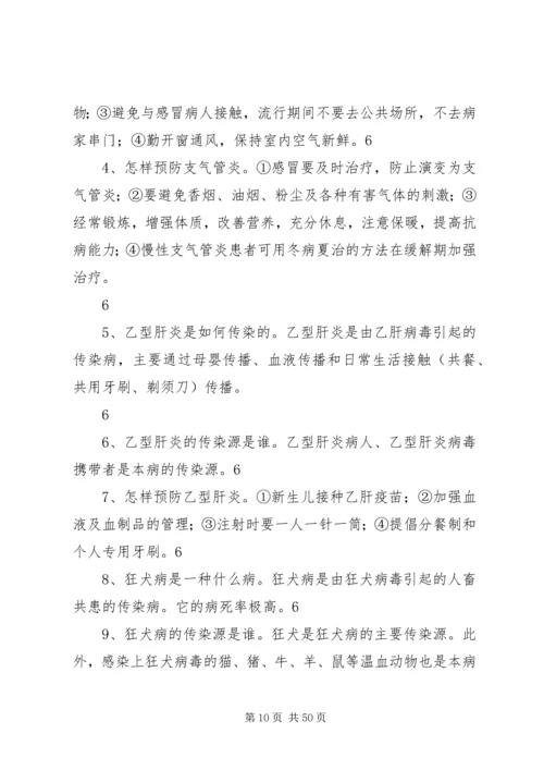 健康知识一百问.docx