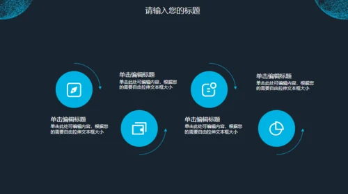 全球互联网络大数据云计算电子商务通用PPT模板
