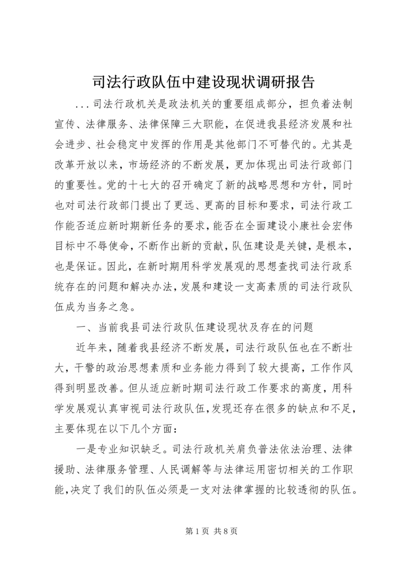 司法行政队伍中建设现状调研报告 (2).docx