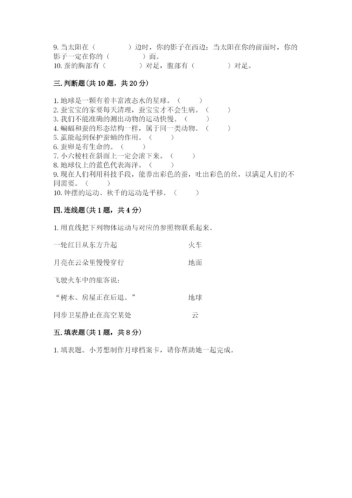 教科版科学三年级下册期末测试卷附参考答案【研优卷】.docx