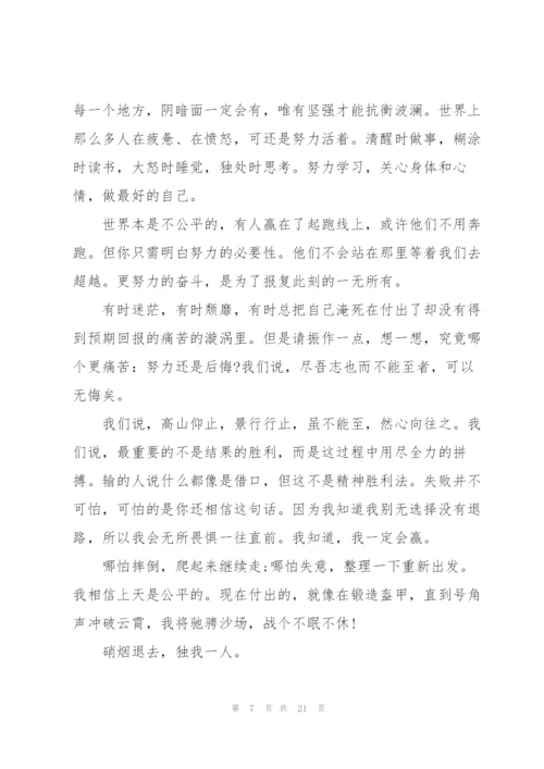 以梦为马不负韶华演讲稿10篇.docx