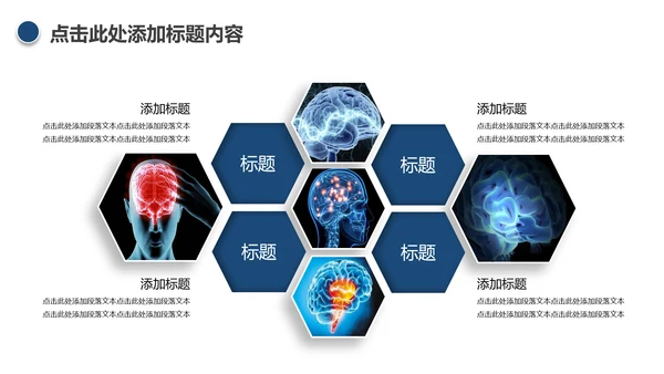 医学医疗大脑研究报告ppt动态模板