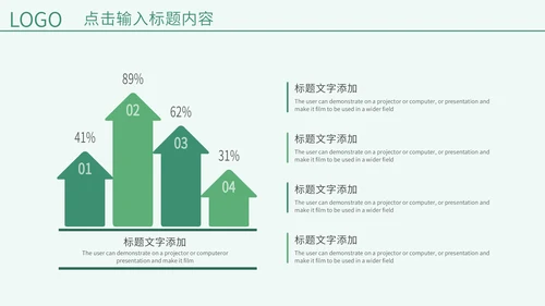 绿色春天教学说课通用PPT模板