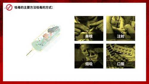 真爱生命远离犯罪行为禁毒宣传通用PPT模板