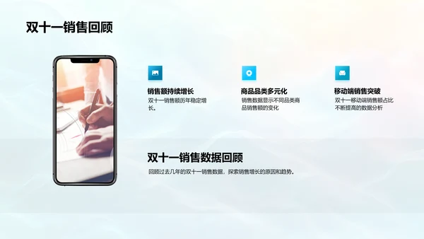 双十一销售策略分析PPT模板